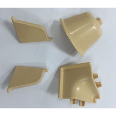 Комплект фасонных частей к 118 плинтусу 94126 песчаный