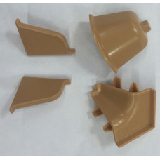 Комплект фасонных частей к 118 плинтусу 94127 ольха