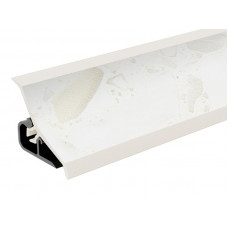 Плинтус 120 Белые камешки 20*20*3,0м MRK120-1233 (фурн.308) ВЫВОД