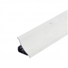 Плинтус 120 Мрамор белый MRK120-1256 (фурн.1105)