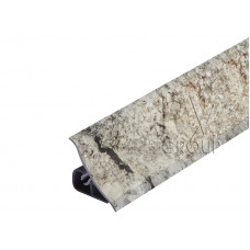 Плинтус 120 Мрамор серый (Марсель) MRK120-1280 (фурн.149)