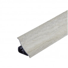 Плинтус 120 Травертин Серый MRK120-1260 (фурн.820/3L)