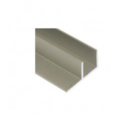 Планка для стеновых панелей 6мм угловая (3000мм), алюминий