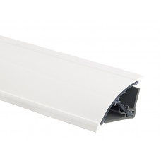 Плинтус 113 Белый глянец (Скиф 10 глянец), 3 м (фурнитура 91115) REHAU