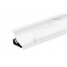 Плинтус 120 Мрамор белый MRK120-1256 (фурн.1105)