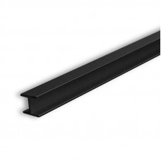Планка для стеновых панелей 6мм щелевая (600мм), черный